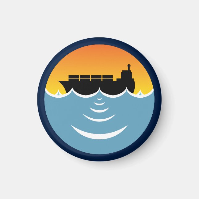 ocean noise pollution magnet (Front)