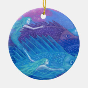 Ocean nomads ceramic ornament