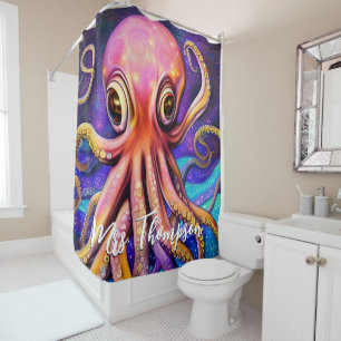 Ocean Octopus with Custom Name