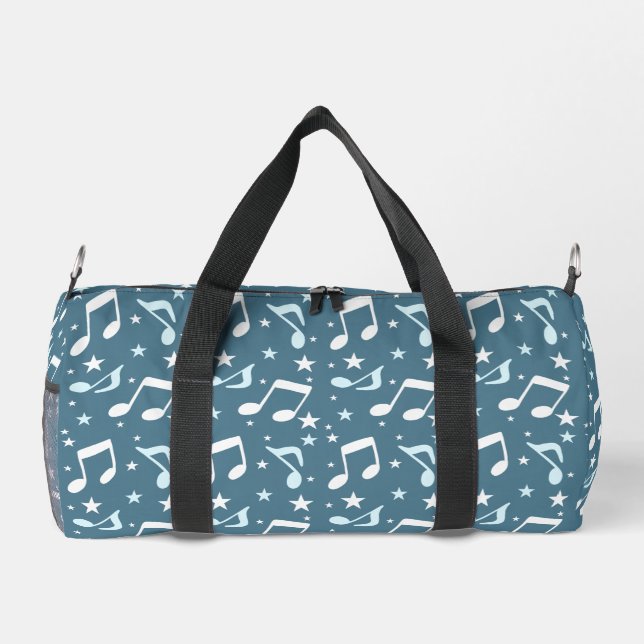 Ocean of Music patterned Duffle Bag (Back)