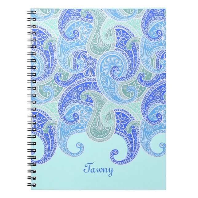 Ocean of Paisley Notebook (Front)