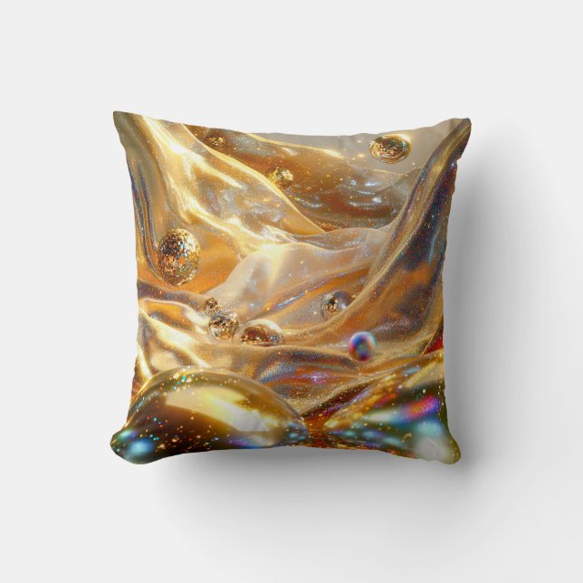 Ocean Of Universes Throw Pillow (Front)