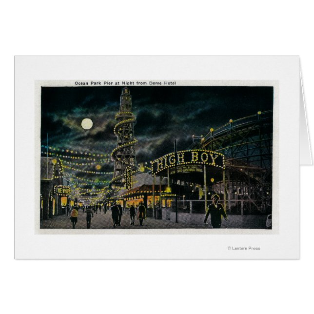 Ocean Park Pier à la nuit de Dome Hotel (Devant horizontal)
