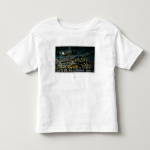 Ocean Park Pier at Night from Dome Hotel Toddler T-shirt