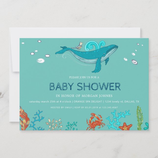 Ocean Party | Baby Shower Invitation (Front)
