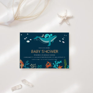 Ocean Party Baby Shower Invitation