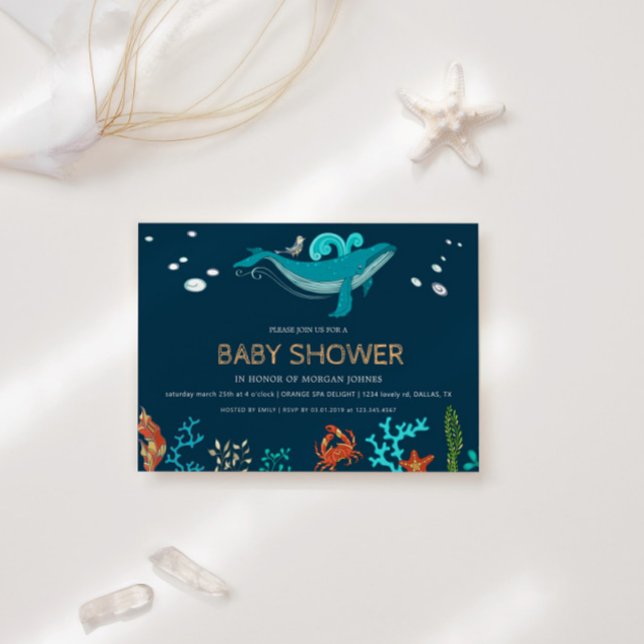 Ocean Party | Invitation Baby shower (Créateur téléchargé)