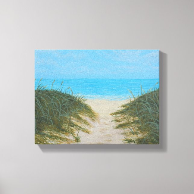 Ocean Path Canvas Print (Front)