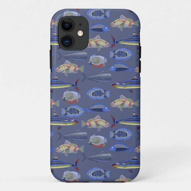 Ocean Pattern Case-Mate iPhone Case (Back)