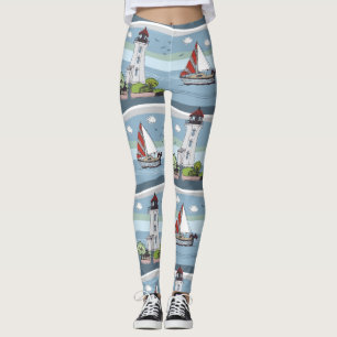 Ocean Pattern leggings