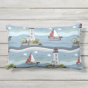 Ocean Pattern throw pillows