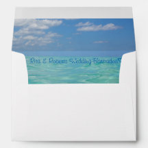 Ocean | Personalized Envelope  7 ¼" x 5 ¼"