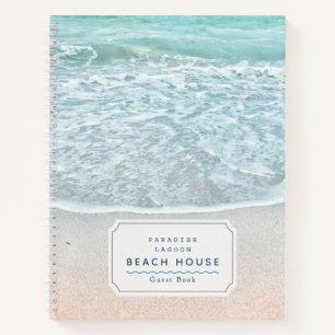Ocean Photo Beach Vacation Rental Guest Book