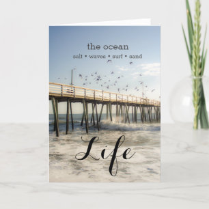 Ocean Pier Greeting Card