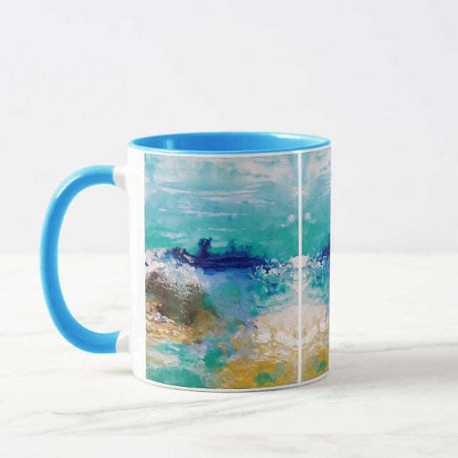 Océan Pour Peindre La Plage De Coffee Mug Vie Baln (Gauche)