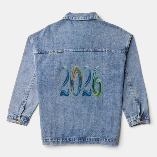 Ocean Resilience 2026 Denim Jacket (Back)