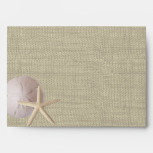 Ocean Romance Starfish and Sand Dollar Envelopes
