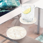 Ocean Sand Dollar Seashell Watercolor Illustration Coaster<br><div class="desc">Set a coastal vibe and Bring the feeling of the ocean into your home decor with our beautiful sand dollar coaster. The design features our original hand-painted watercolor light beige sand dollar illustration. Perfect for the ocean and beach lovers.</div>