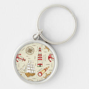 Ocean Scene Keychain