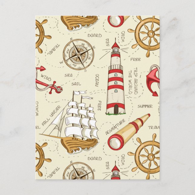 Ocean Scene Postcard (Front)