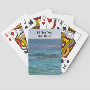 Ocean Sea Art Fun Pun Playing Cards 