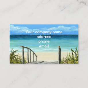 Ocean Sea Beach 147 Business Card