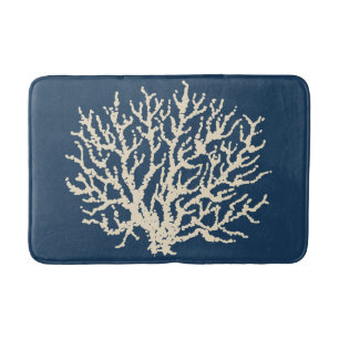 Ocean Sea Beach Coral Bath Mat Bathroom Rug Decor