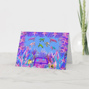 Ocean Sea Creatures Greeting Card
