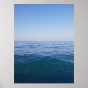 Ocean Sea Life Waves Nautical Photography Poster