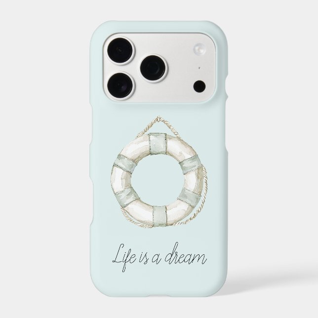 Ocean Sea Mint White Round Floating Device (Back)