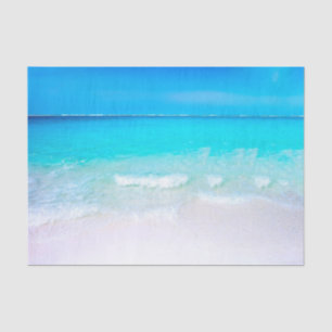Ocean Sea Scene Blue Business Tissue Paper