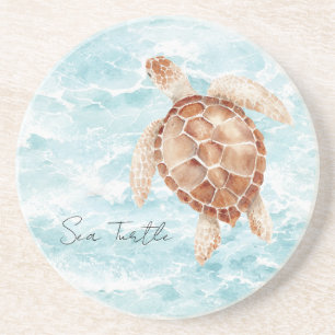 Ocean Sea Turtle Coaster