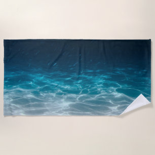 Ocean Sea Water Under the Sea Beach Towel