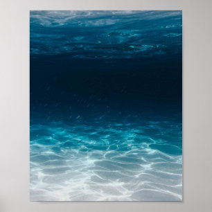 Ocean Sea Water Under the Sea Poster