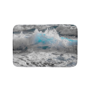 Ocean Sea Wave Foam Bath Mat