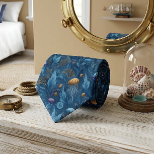 Ocean Seascape Sea Life Tie