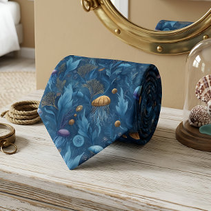 Ocean Seascape Sea Life Tie