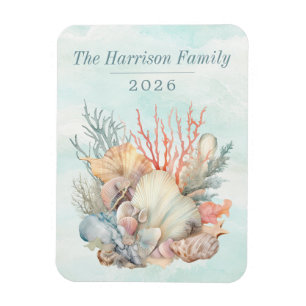 Ocean Seashells Cruise Ship Stateroom Magnet