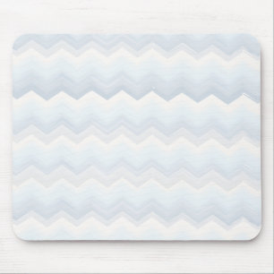 Ocean Shades Watercolor Chevron Mouse Pad