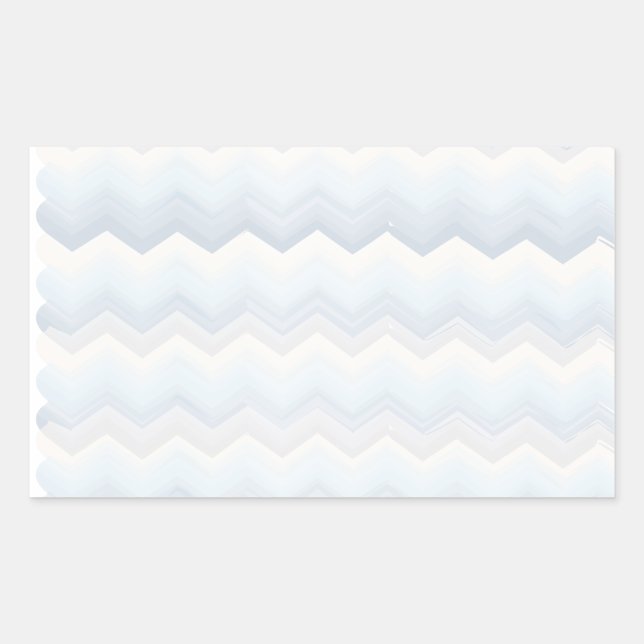 Ocean Shades Watercolor Chevron Sticker (Front)
