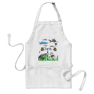 Ocean Shark (custom name) Apron