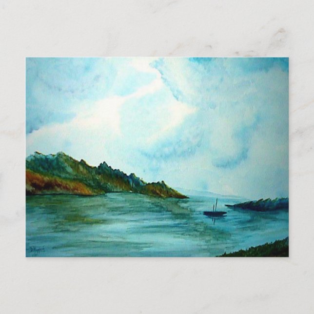 Ocean Shore Postcard (Front)