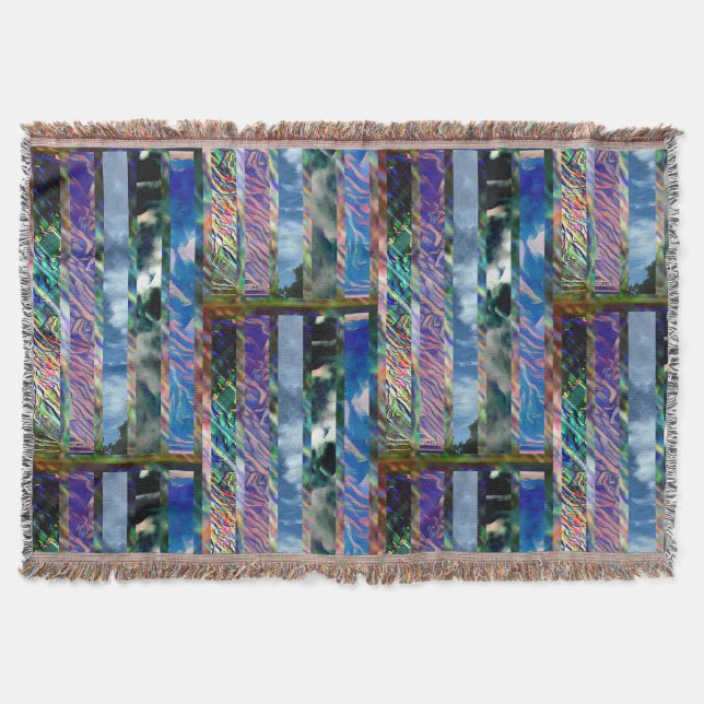 #OCEAN&SKY #THESURFINGMERMAID @ MAGHIE.ORG THROW BLANKET (Front)