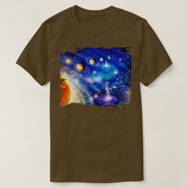 Ocean Solar System T-Shirt (Design Front)