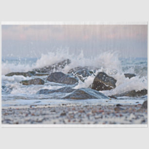 Ocean Splash 20x30 Decoupage Tissue Paper
