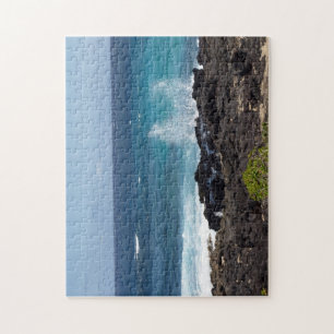 Ocean Splashing Against the Shore Jigsaw Puzzle
