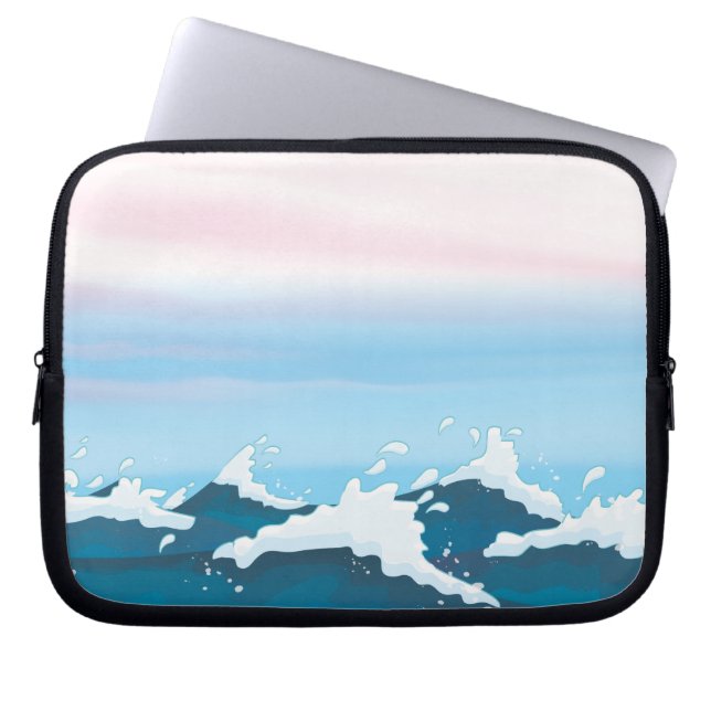 Ocean Spray Laptop Sleeve (Front)
