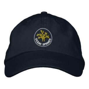 Ocean Springs  Embroidered Hat