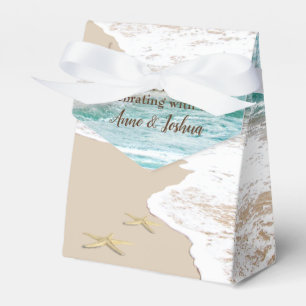 Ocean Starfish and Surf On Beach Favor Box