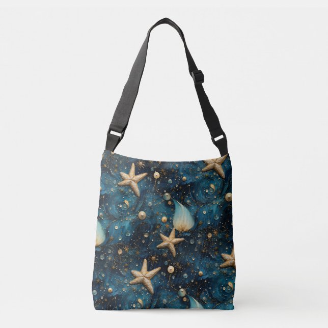 Ocean Starfish Motif Sac transversal (Devant)
